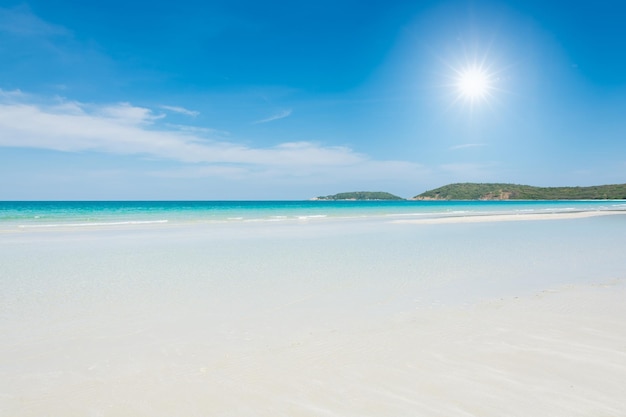 Beach and tropical sea