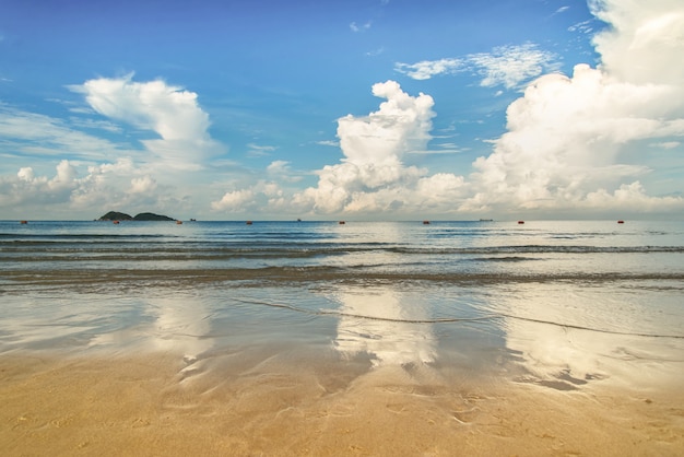 Beach and tropical sea