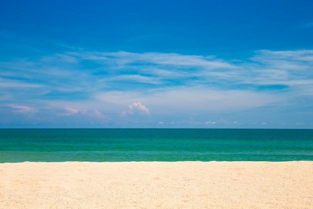 Beach and tropical sea