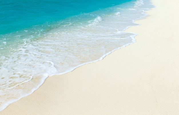 Beach and tropical sea.