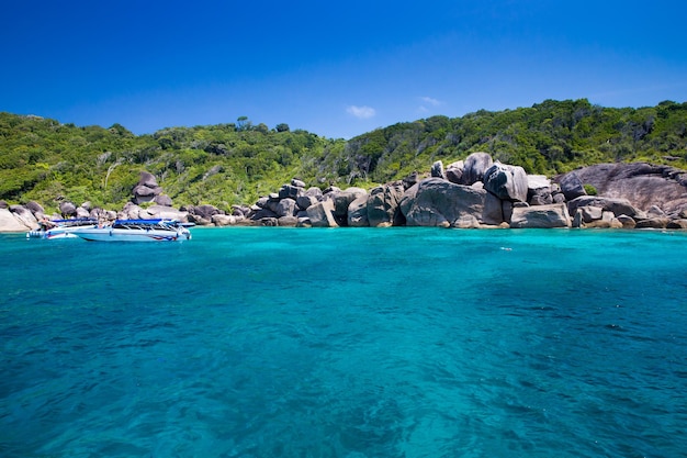 Beach and tropical sea