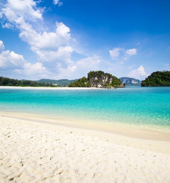 Beach and tropical sea