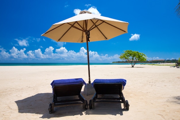 Beach and tropical sea