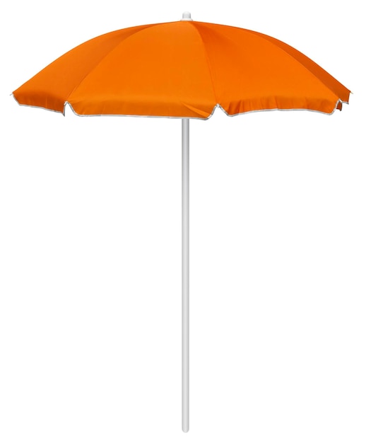 Beach umbrella orange