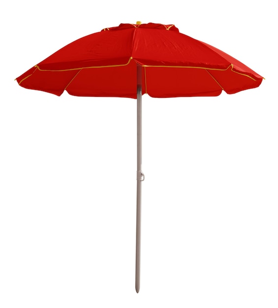 Beach umbrella red