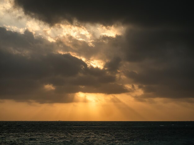 beach view in sunrise time