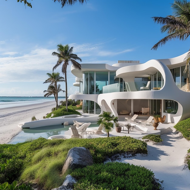 a beach villa in Florida