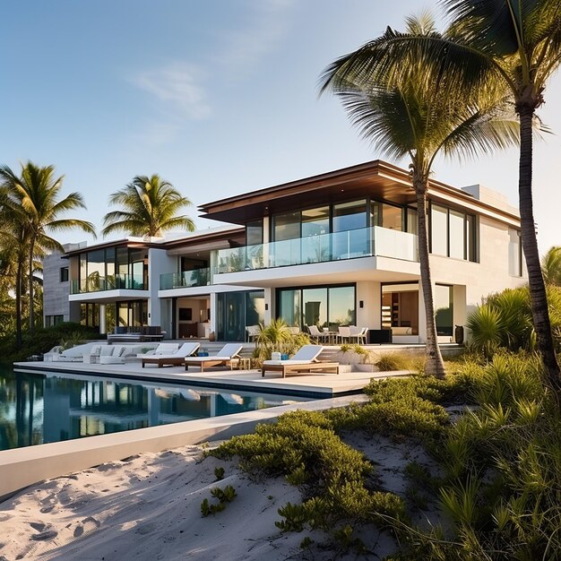 a beach villa in Florida