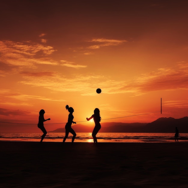 beach volleyball