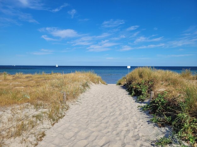 Beach way to the water