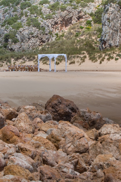 Beach wedding set