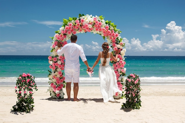 beach wedding