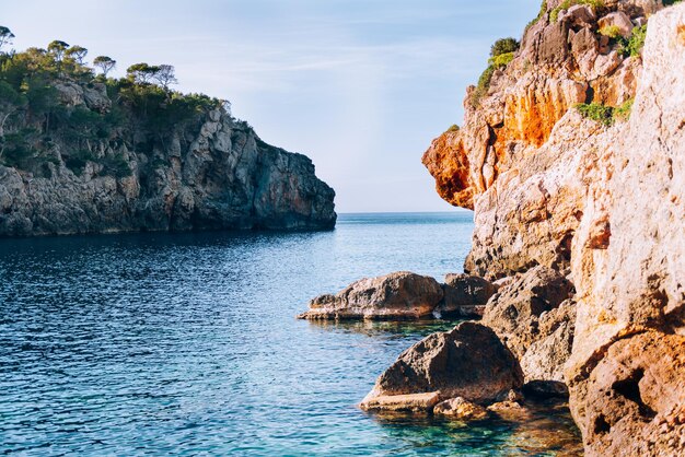 Beach with azure waters on Palma