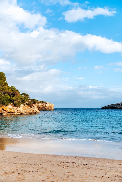 Beach with azure waters on Palma