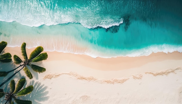 A beach with waves crashing on the sand