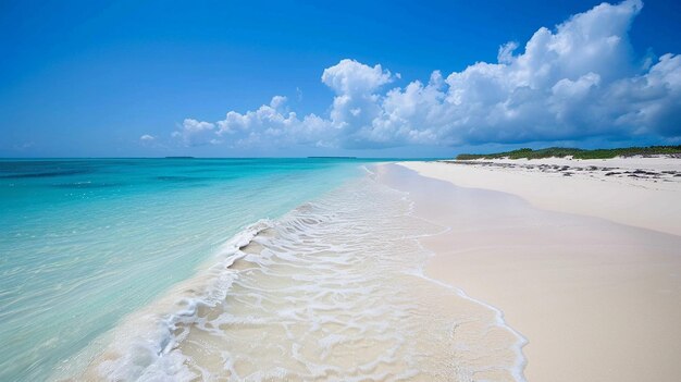 A Beach with White Sand