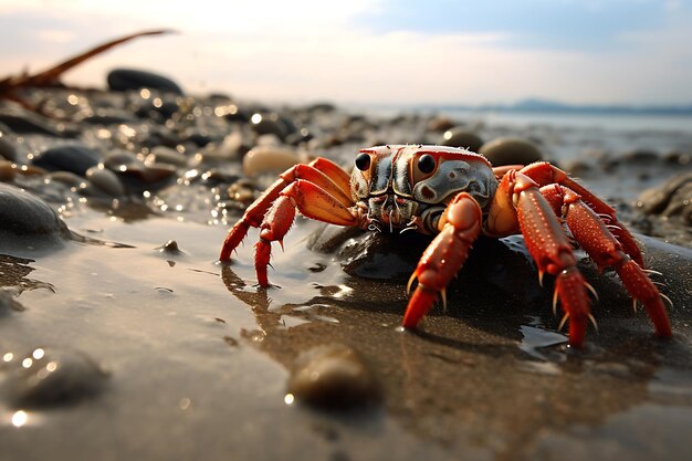 写真 ビーチコーミング冒険海の動物の写真撮影