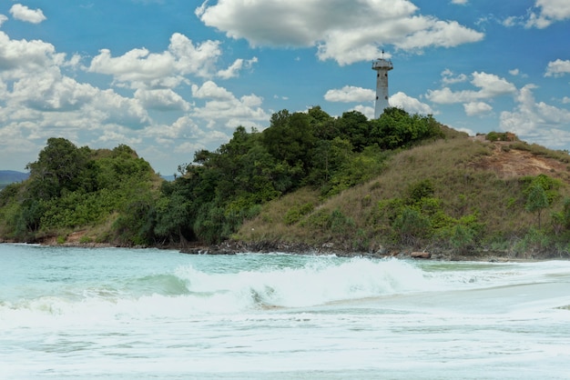 Photo beaches by the sea and lighthouses