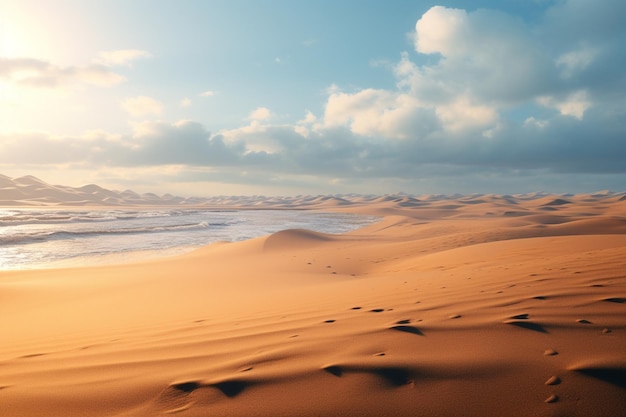 Beaches with sand dunes