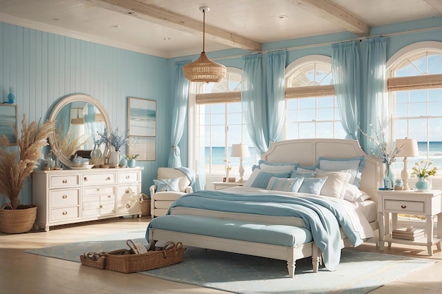 Beachy Bedroom Decor Coastal Living at Its Best