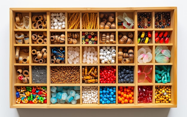 Палитра Bead Organizer39 на белом фоне