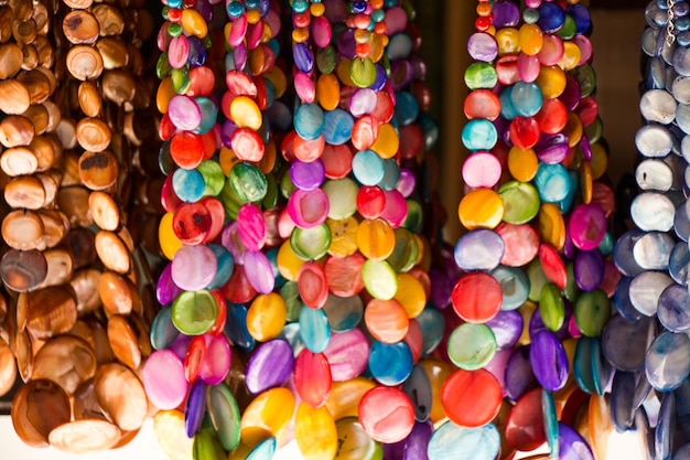 Beads of various color