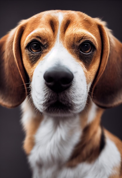 Beagle dog portrait