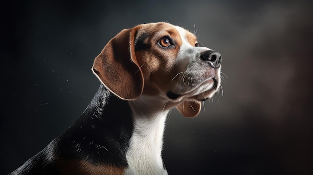 beagle hond een geweldige foto zeer gedetailleerd