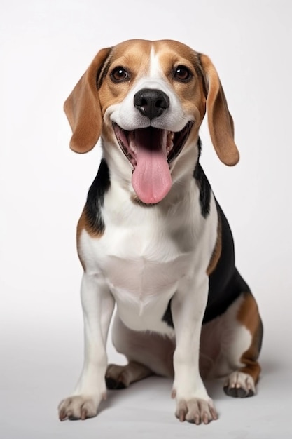 Beagle hond vooraanzicht