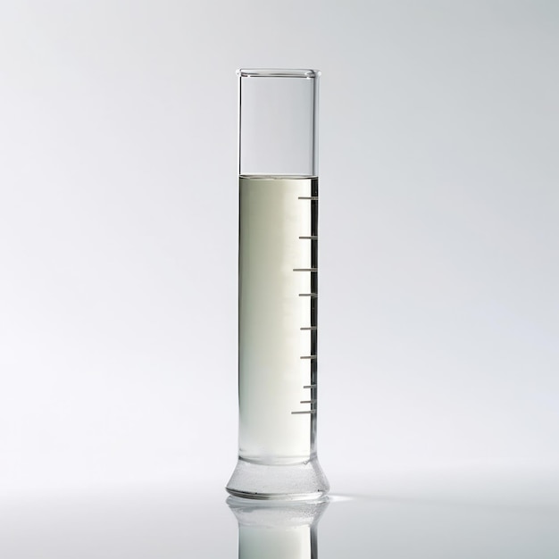 A beaker with a liquid in it that is labeled " the word " on it.