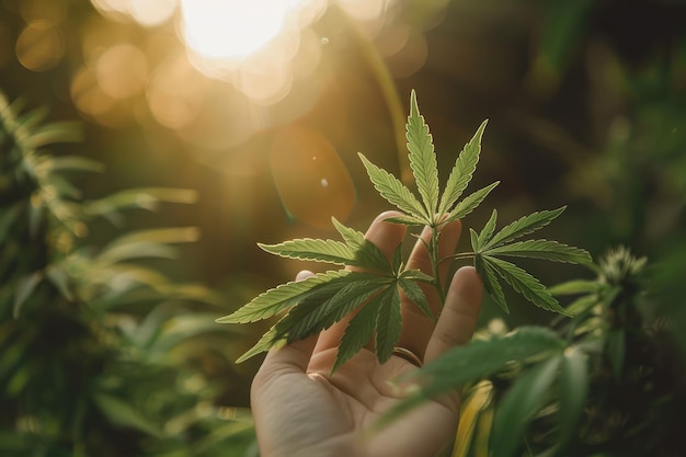 a bealtiful plantation of cannabis