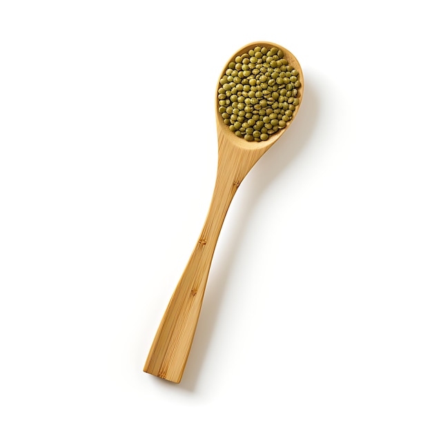 Photo bean spoons for wholesome ingredients and healthy cooking