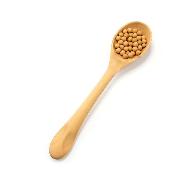 Photo bean spoons for wholesome ingredients and healthy cooking