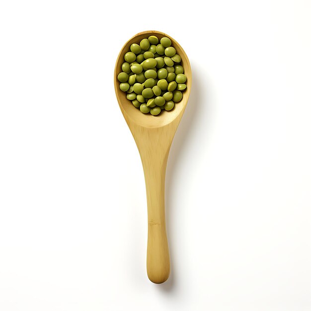 Photo bean spoons for wholesome ingredients and healthy cooking