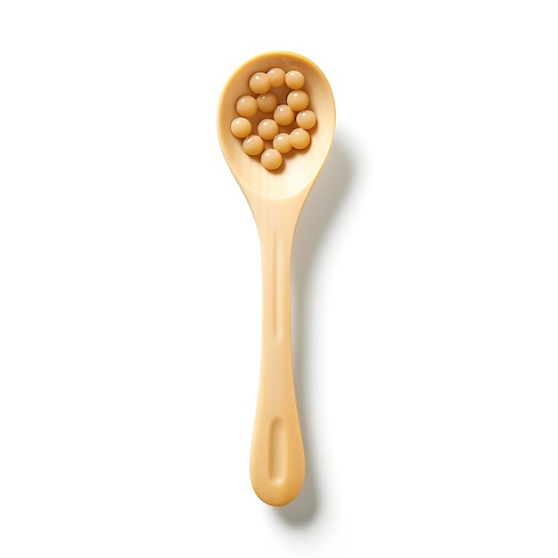 Photo bean spoons for wholesome ingredients and healthy cooking