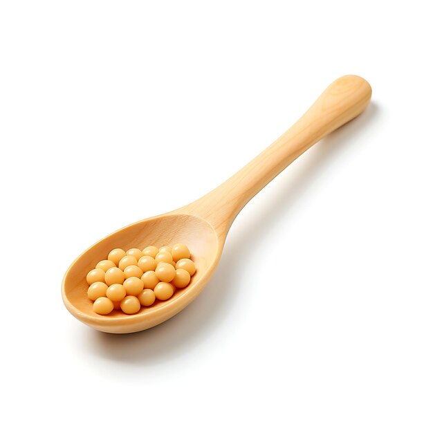 Photo bean spoons for wholesome ingredients and healthy cooking