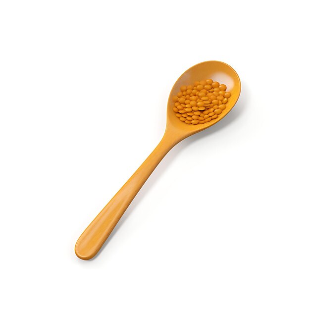 Photo bean spoons for wholesome ingredients and healthy cooking