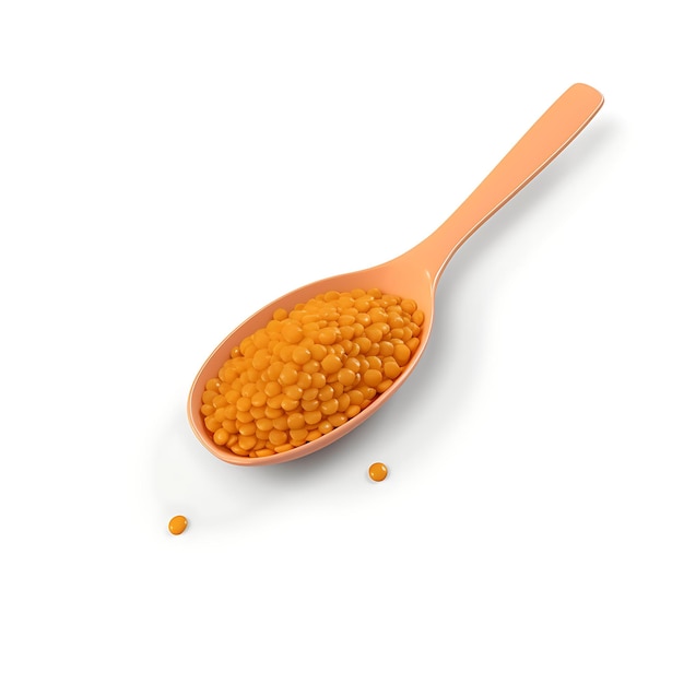 Photo bean spoons for wholesome ingredients and healthy cooking