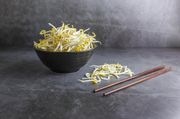 Bean sprouts in a bowl