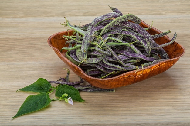 Beans with leaf