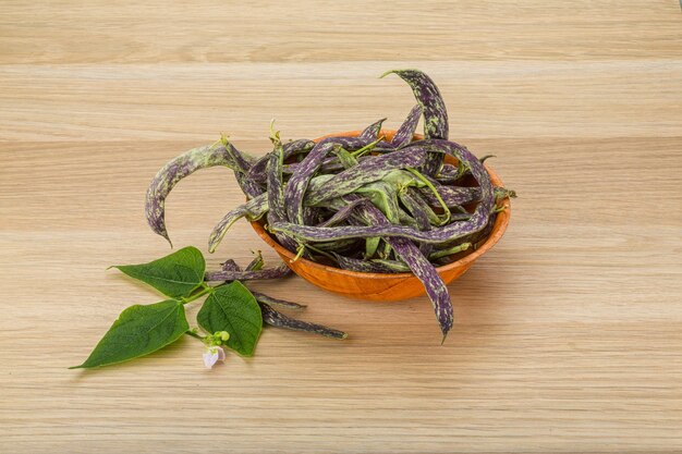 Beans with leaf