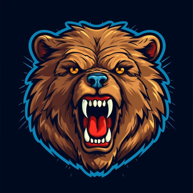 Photo bear cartoon logo 20