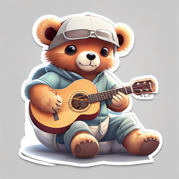 медведь милое животное иллюстрация персонаж мультфильм вектор ребенок смешная открытка искусство изолированный ребенок