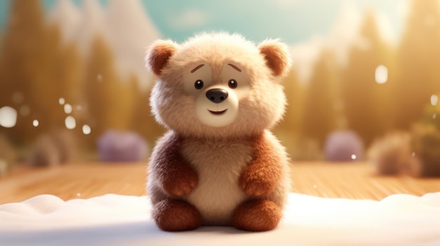 A bear from the movie frozen