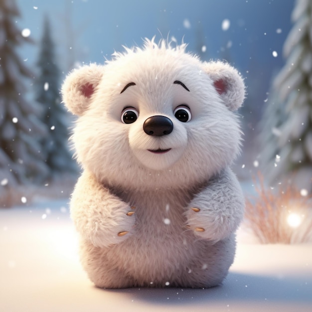 A bear from the movie frozen.