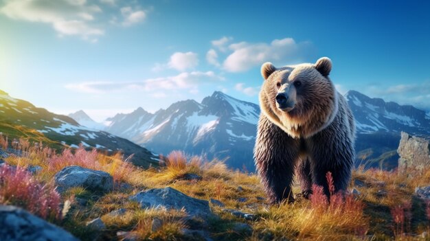 Photo bear high quality background