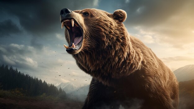 Bear high quality background