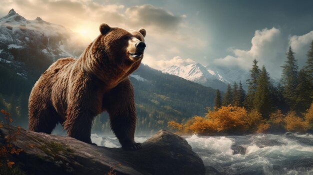 Bear high quality background