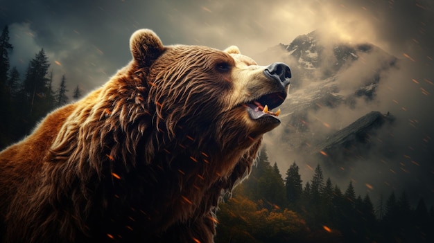 Bear high quality background