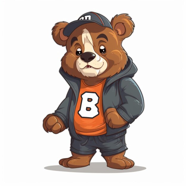 Photo bear mascot 2